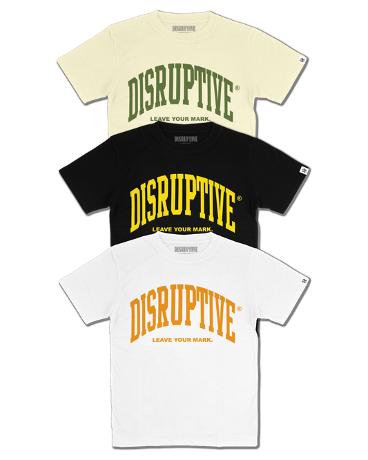 Disruptive Oversize Arched Logo Tee 3-Pack