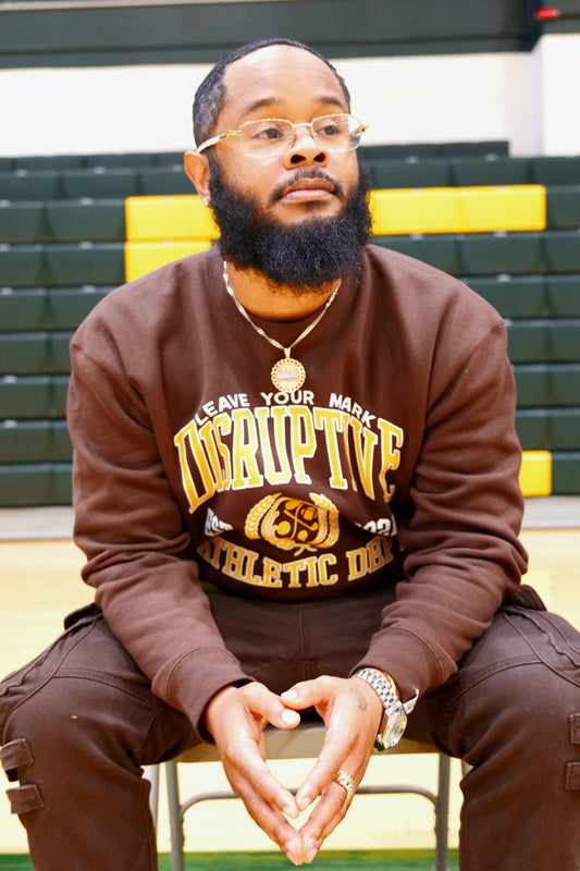 Disruptive Athletic Dept. "Chocolate Ale" Crewneck