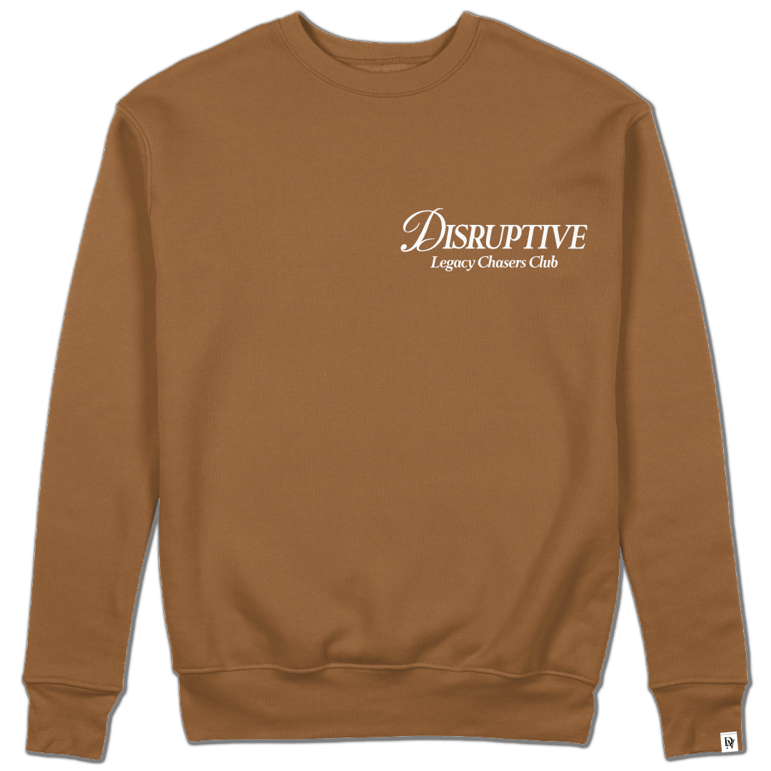 Disruptive "Legacy Club" Crewneck-Salted Pretzel