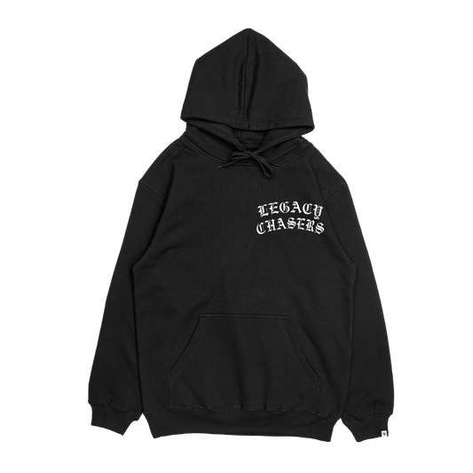 Disruptive Trentonian Text Hoodie – Black/Red/White