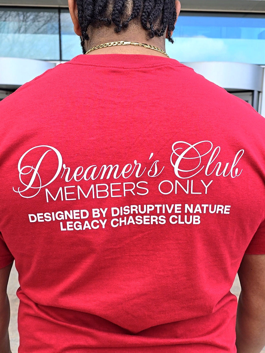 Disruptive "Dreamer's Club" Tee-True Red