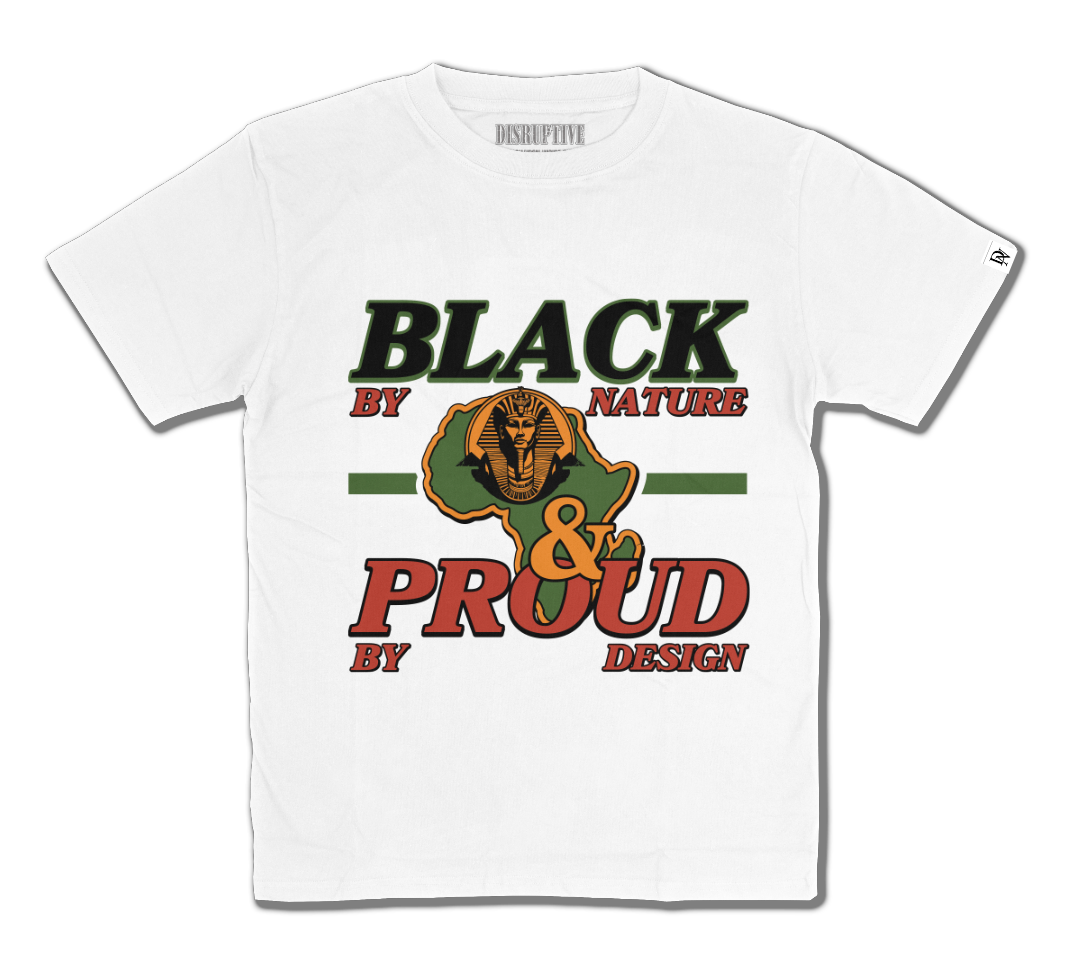 Disruptive Black & Proud-White
