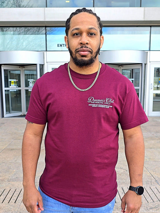 Disruptive "Dreamer's Club" Tee-Maroon