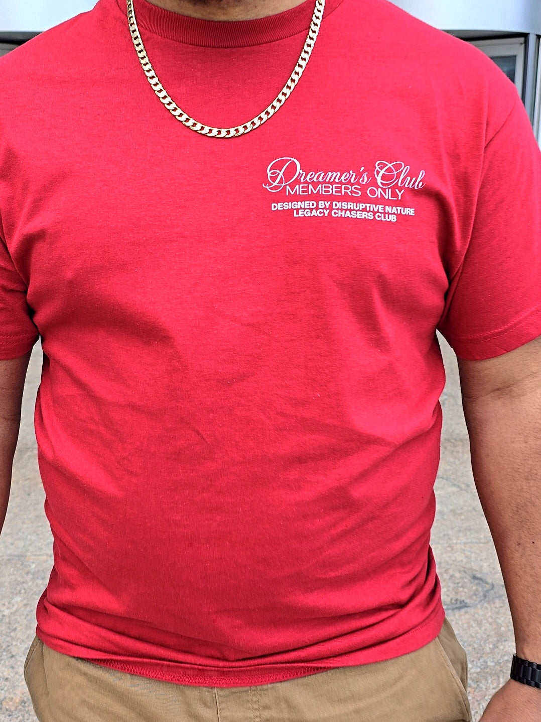 Disruptive "Dreamer's Club" Tee-True Red