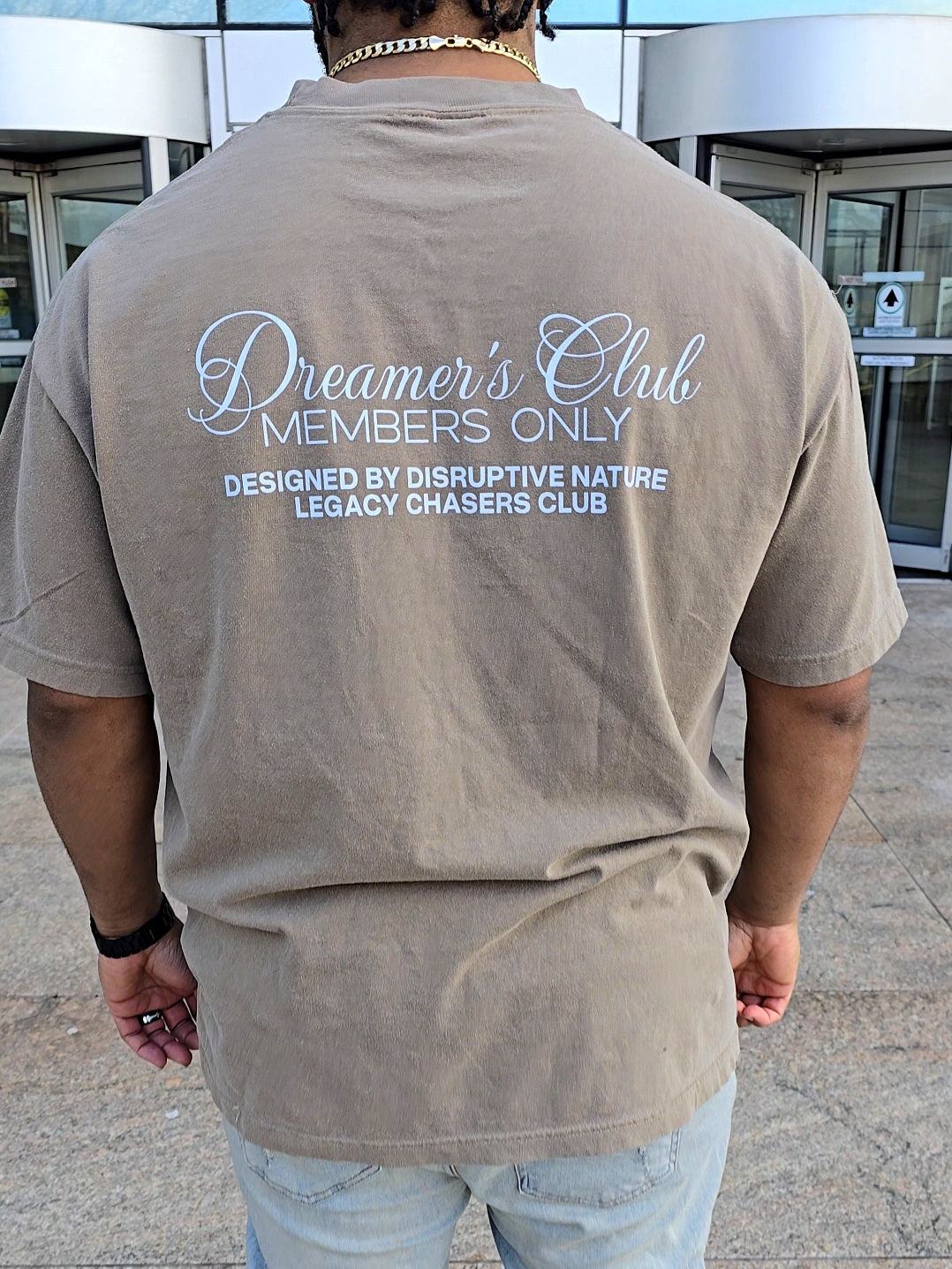 Disruptive "Dreamer's Club" Tee-Faded Brown