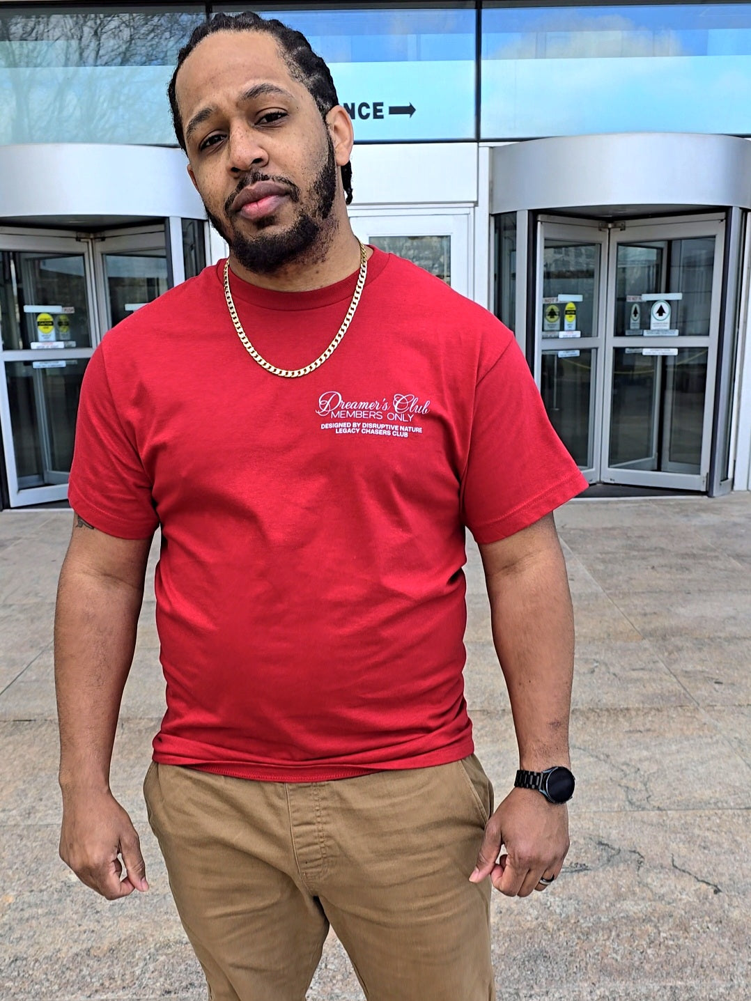 Disruptive "Dreamer's Club" Tee-True Red