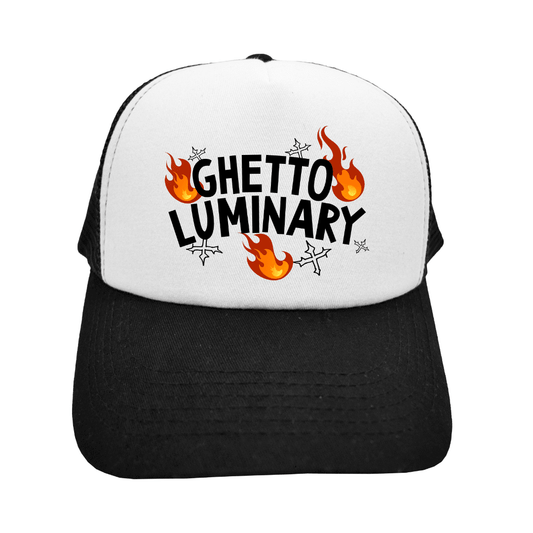 Ghetto Luminary "Black&White" Trucker