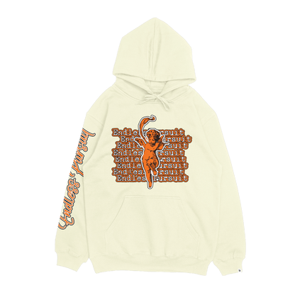 "Endless Pursuit Angel" Hoodie-Orange Creamsicle