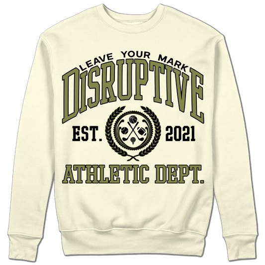 Disruptive Athletic Dept. "Olive & Shea Butter" Crewneck