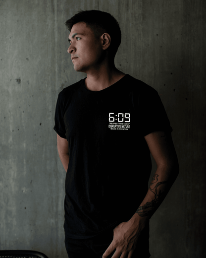 "Disruptive Area Code" Black Tee