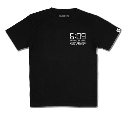 "Disruptive Area Code" Black Tee