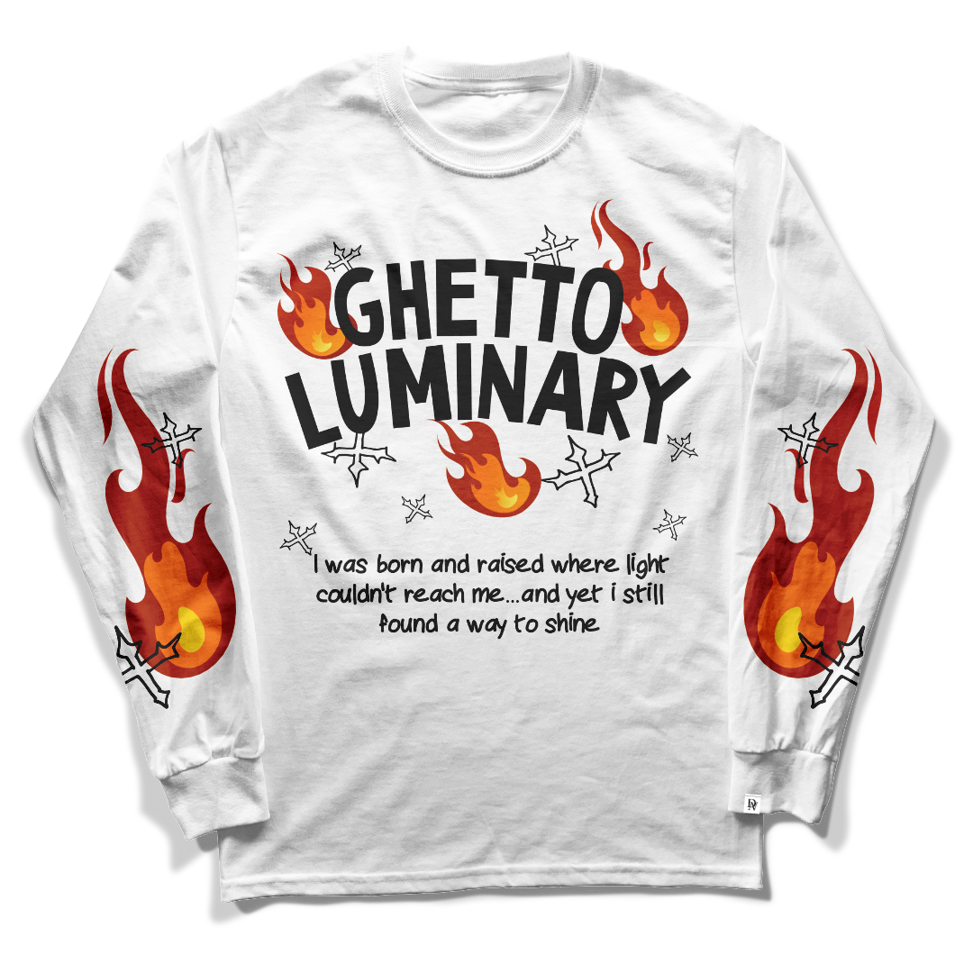 Disruptive Ghetto Luminary Long Sleeve-White