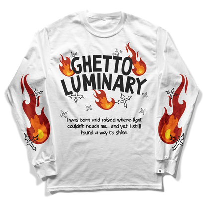 Disruptive Ghetto Luminary Long Sleeve-White