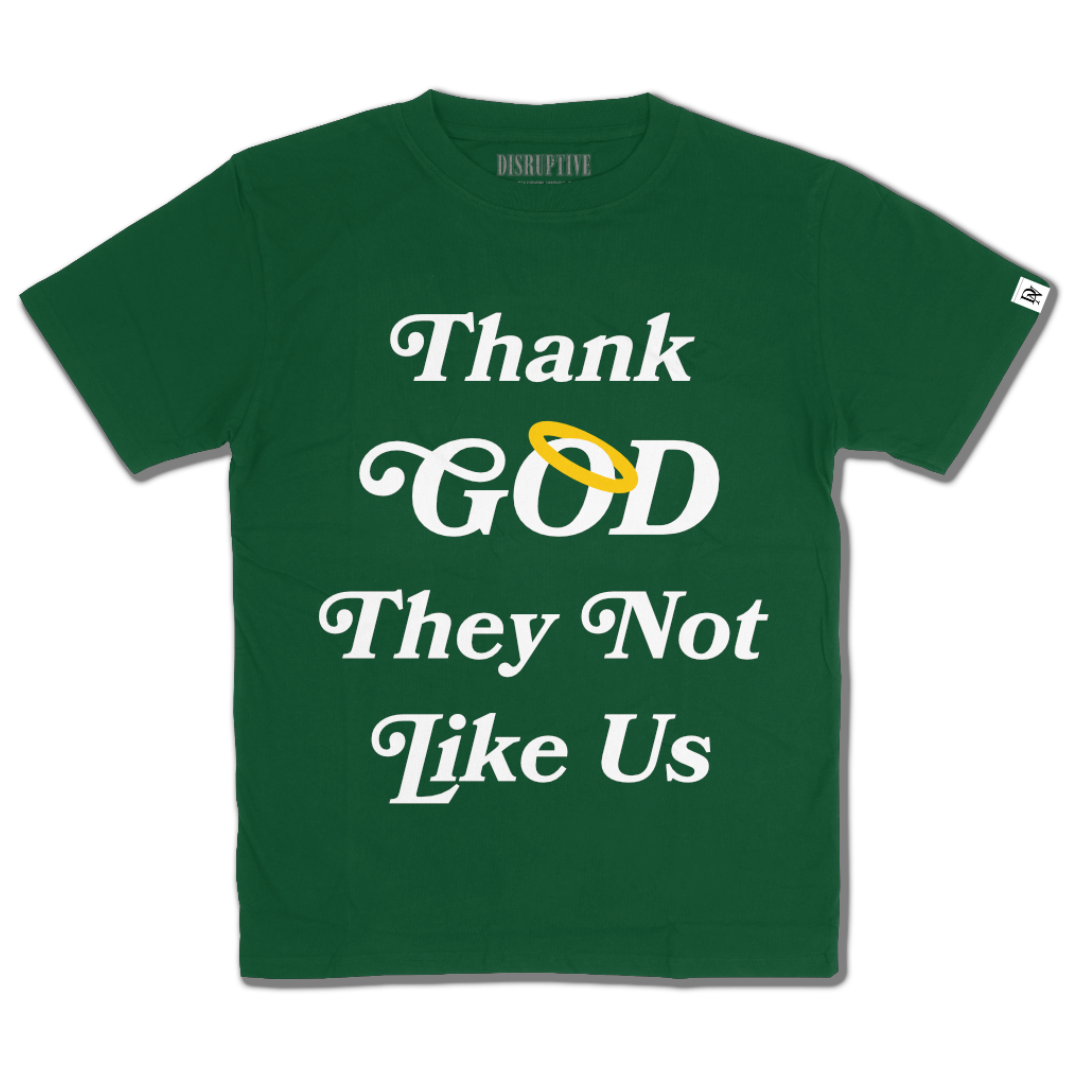 Disruptive "TGTNLU" Tee-Pine Green