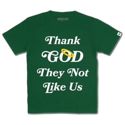 Disruptive "TGTNLU" Tee-Pine Green