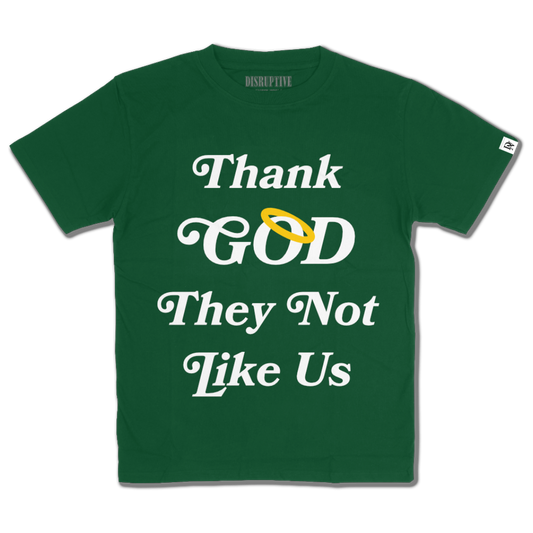 Disruptive "TGTNLU" Tee-Pine Green