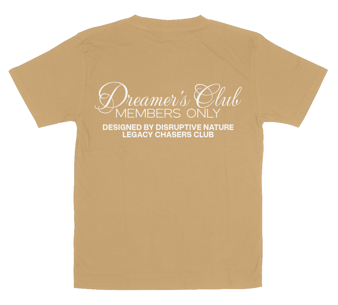 Disruptive "Dreamer's Club" Tee-Faded Brown