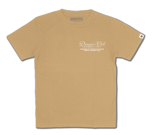 Disruptive "Dreamer's Club" Tee-Faded Brown