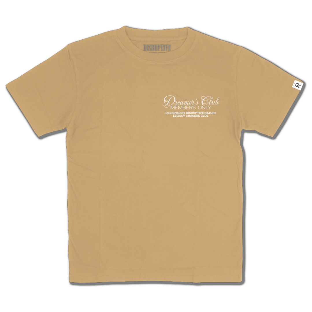 Disruptive "Dreamer's Club" Tee-Faded Brown
