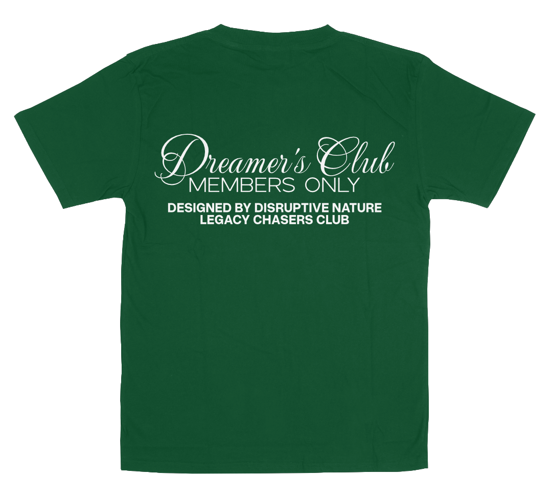 Disruptive "Dreamer's Club" Tee-Forest Green