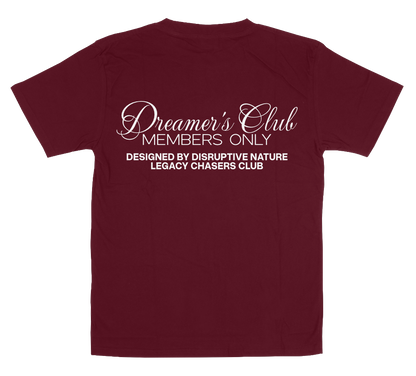 Disruptive "Dreamer's Club" Tee-Maroon