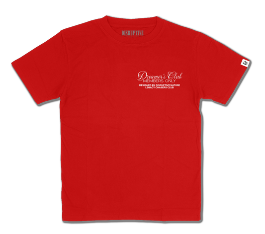 Disruptive "Dreamer's Club" Tee-True Red