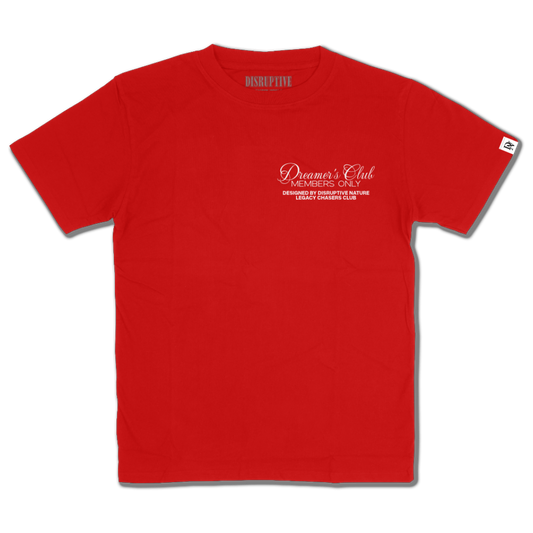 Disruptive "Dreamer's Club" Tee-True Red