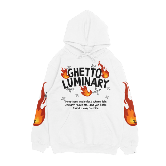 Disruptive "Ghetto Luminary" Hoodie-White