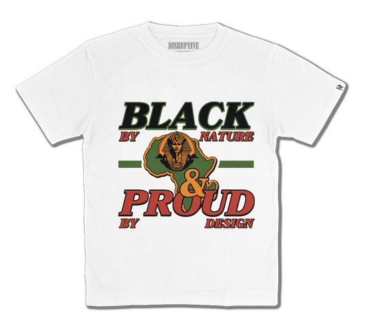 Disruptive Black & Proud-White