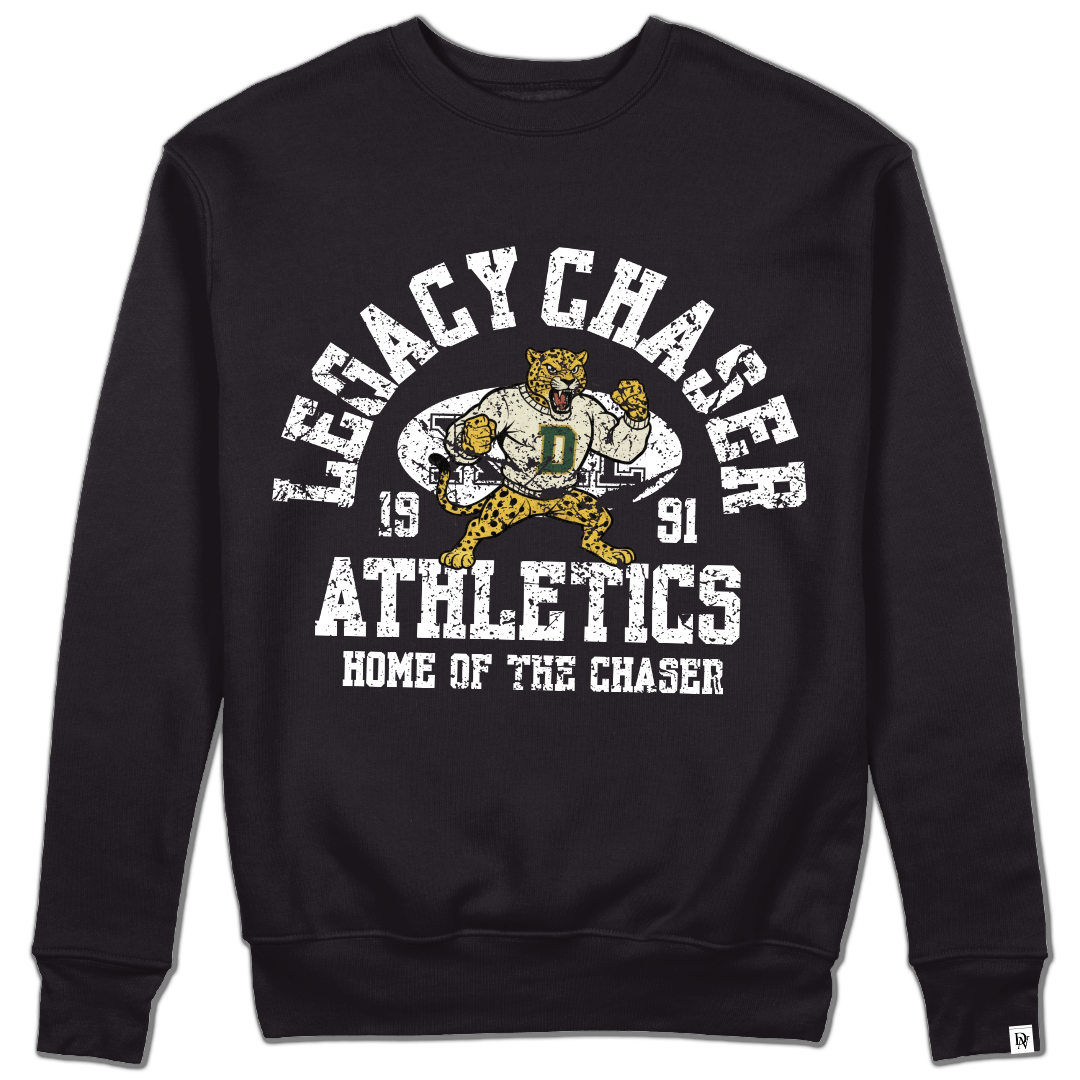Disruptive "Chaser Athletics" Crewneck-Black
