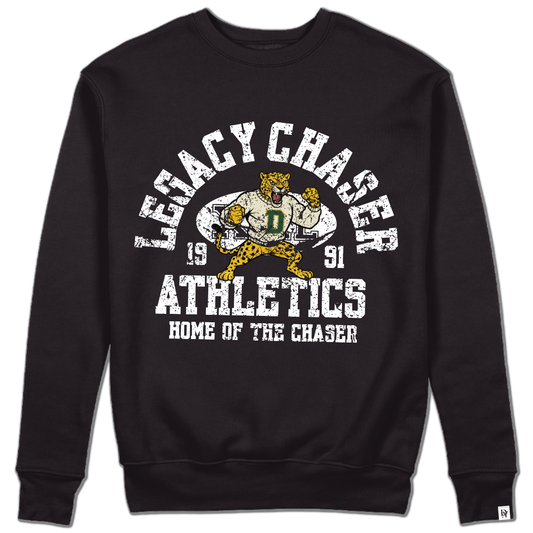 Disruptive "Chaser Athletics" Crewneck-Black