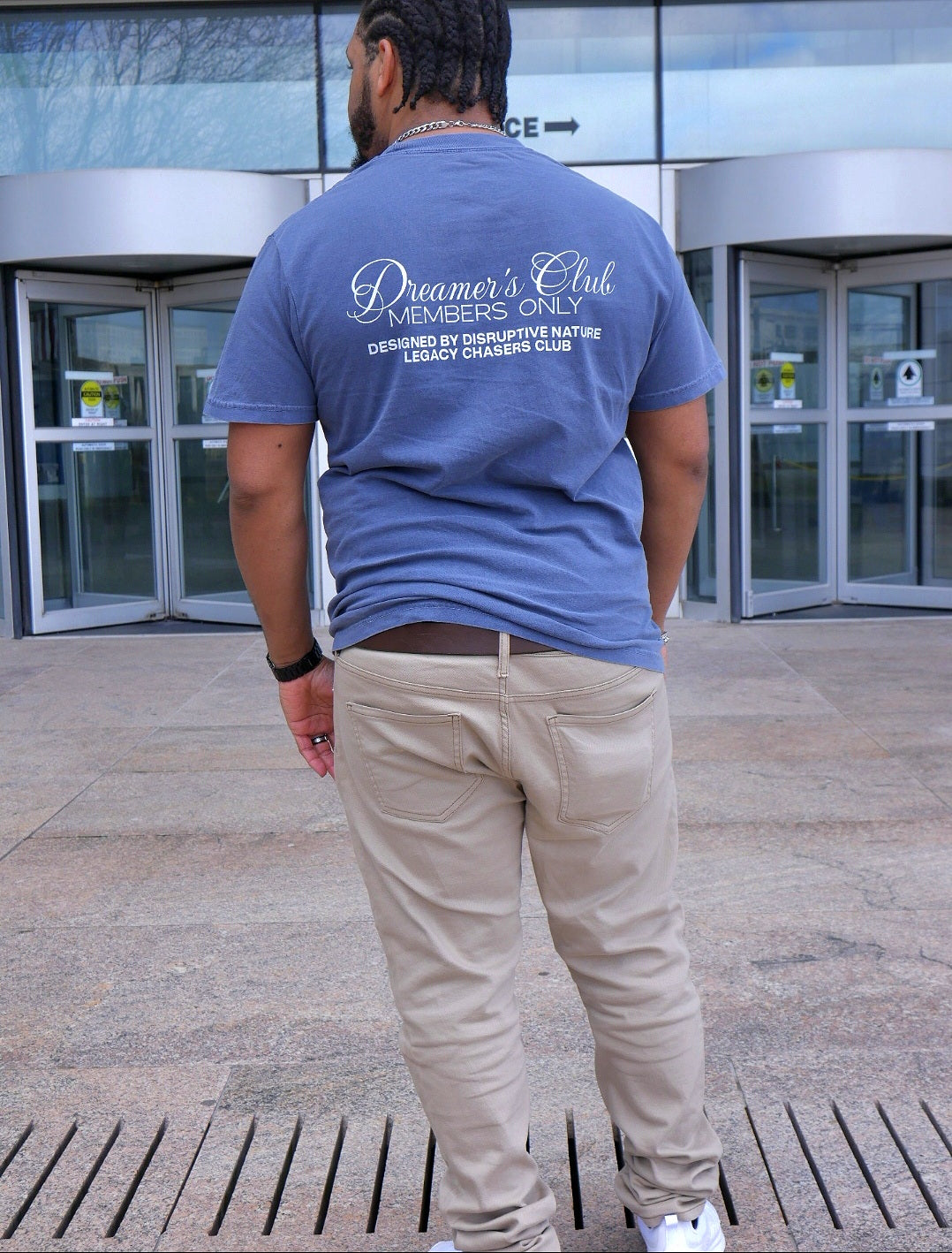 Disruptive "Dreamer's Club" Tee-Faded Blue