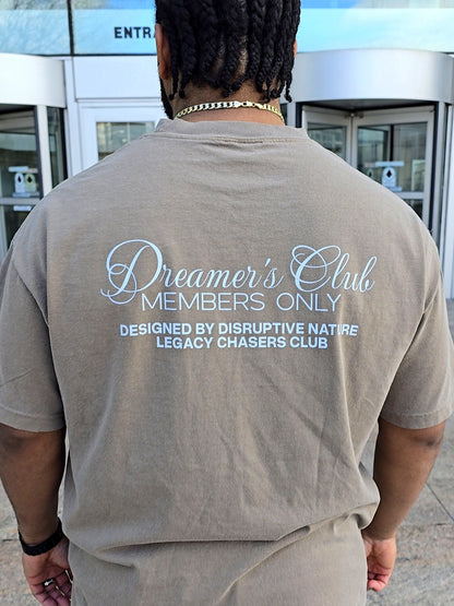 Disruptive "Dreamer's Club" Tee-Faded Brown