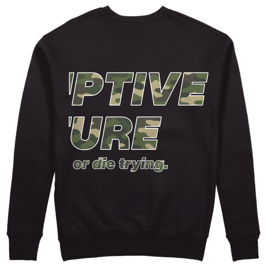 Disruptive "Self-less Service" Crewneck - Army Fatigue Edition