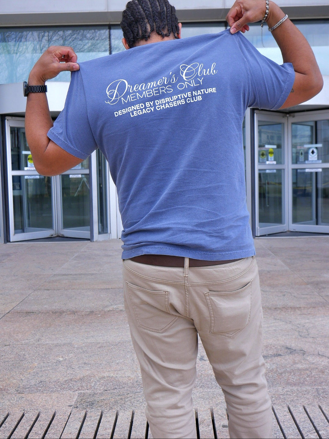 Disruptive "Dreamer's Club" Tee-Faded Blue