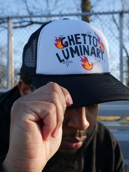 Ghetto Luminary "Black&White" Trucker