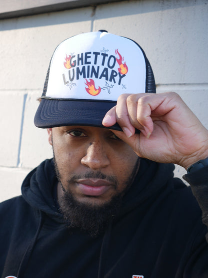 Ghetto Luminary "Black&White" Trucker