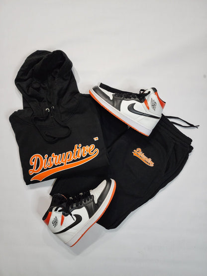 Disruptive "Swoosh" Black/Orange/White Set